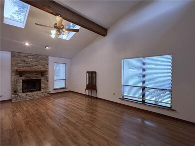 Open Living Area with Fireplace