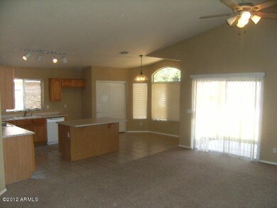 Family Room and Kitchen