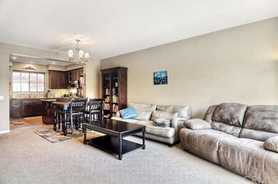 Spacious open living area with lots of natural lig