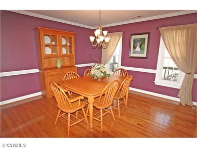 Dining Room - Formal dining room with newer wood f