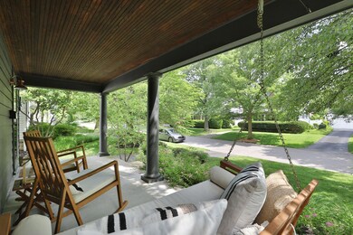Covered front porch