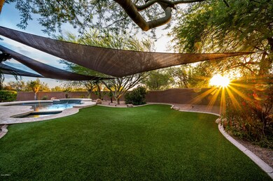 Back yard sunsets