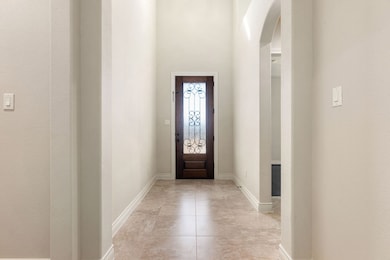 This photo showcases a bright, welcoming entryway