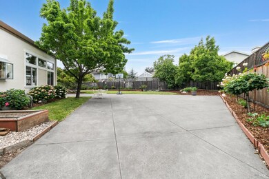 Private backyard with RV parking