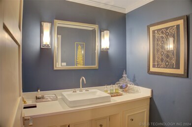 Updated powder bath off the entry area.