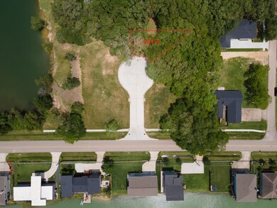 Approximate property lines. See attached plat.