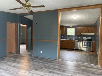 Living Room/Kitchen View from Front Door