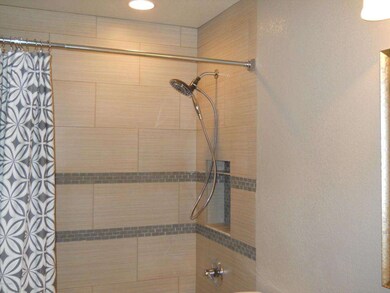 Master shower