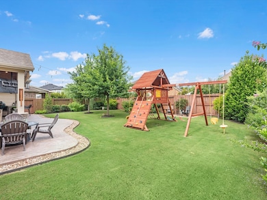 Lush yard and landscaping