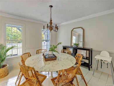 Design Forward Formal Dining Room with stark white