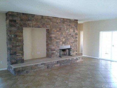 Stone Fireplace in Family Room