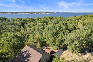 Lake access is via road on property