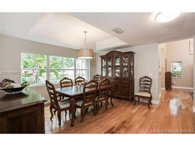 Formal dining with open views to the outdoors