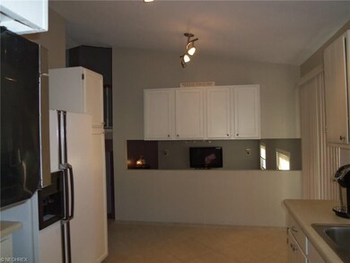 Kitchen overlooking family room