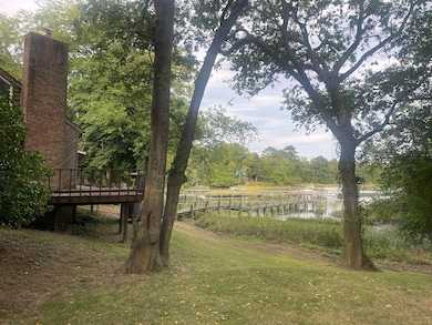 Side of House view of Dock