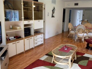 Entertainment center in the living area that also 