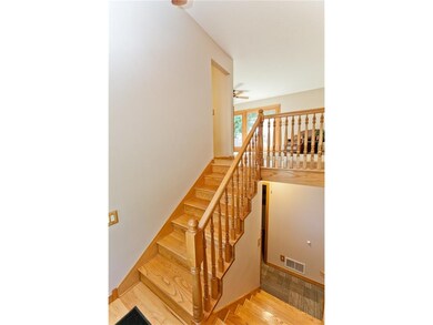 Hardwoods all refinished in the foyer.