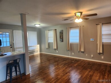 Living area from front door