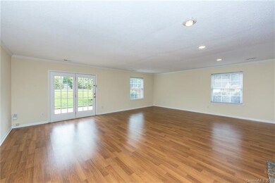 Living Room with Back Door View