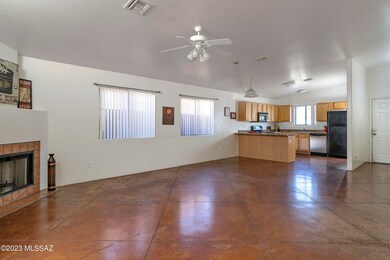 Great Room / DIning into Kitchen