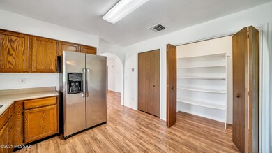 Kitchen SS Fridge & Double Pantries