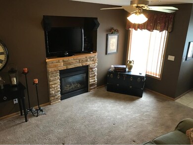 Open concept living, dining and kitchen areas