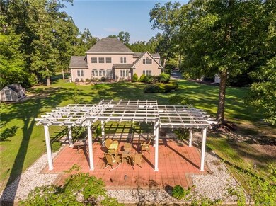 View of Home from the Pergola