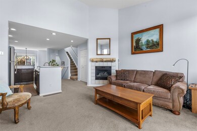 Great room with gas fireplace