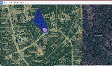 Map / location featuring property boundaries highlighted