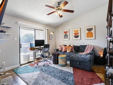 Living area has lots of natural light, and plenty 