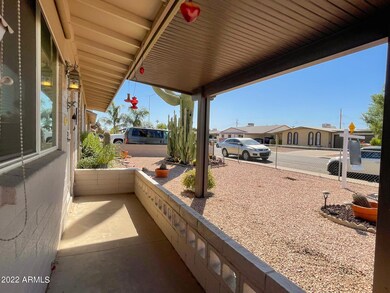 Extended front patio