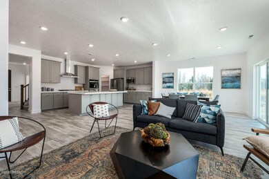 Great room and kitchen