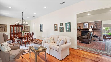 Sitting room open to living room