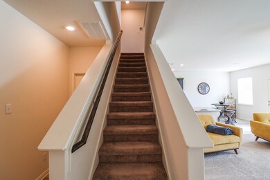 Stairway at entrance.