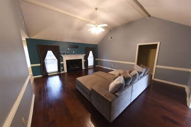 This living room is 20x18. It is spacious yet invi