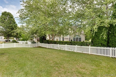 View of fenced yard