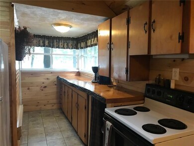 kitchen area looking out towards lake