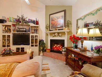 Living Room- Wood burning fireplace