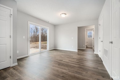 The dining nook can accommodate a large table and 