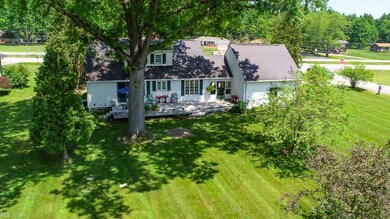 Overhead view of Back Yard