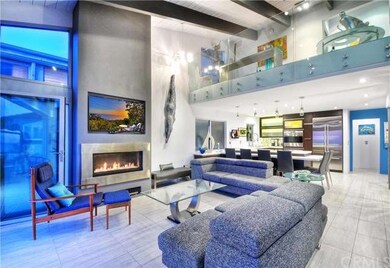 Living room, kitchen and loft.