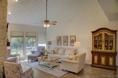 Living room with large windows to view the beautif