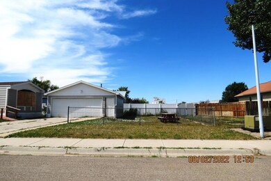 Garage and back yard