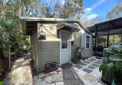 detached rental unit entrance