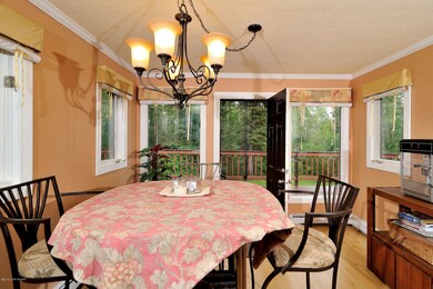 Breakfast Nook Out to Refinished Deck