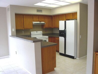 Kichen with white appliances