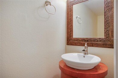 Half bath located on first floor.