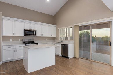 New stainless steel appliances.