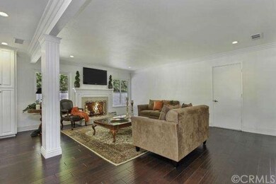 Cozy fireplace