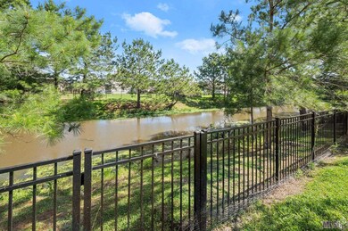 Fully fenced with pond view